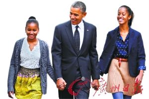 米歇爾:奧巴馬早生華發不為政務為女兒