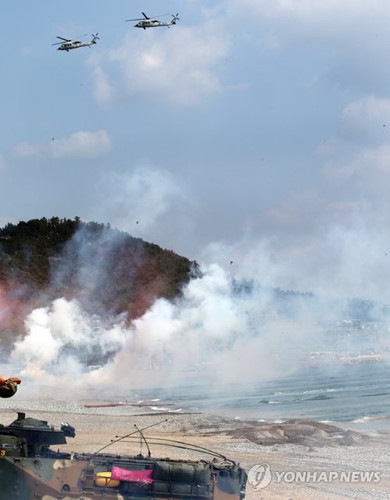 韓國海軍陸戰隊首次履行聯合登陸軍司令職責。