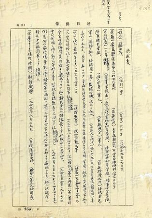 中國公布日本戰犯自供第二天：中將師團長藤田茂