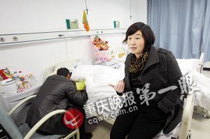 病床前，宋女士講述事發(fā)經(jīng)過。